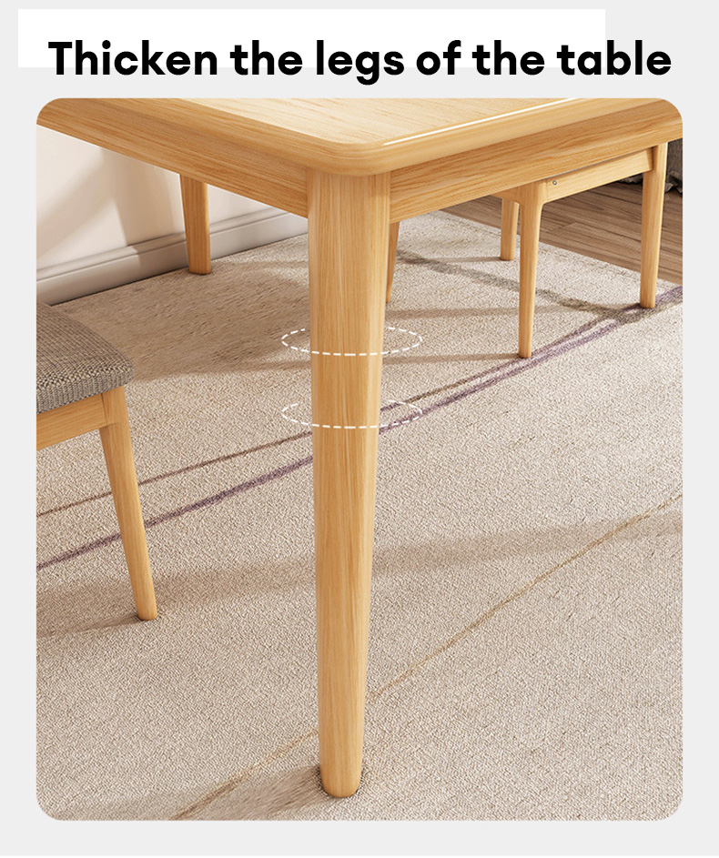 JJT Dining table, multi-purpose table, dining table, table, wooden table, reading table, working table, dining table, coffee table, Japanese table, dining table, writing desk, dining table, simple size, wood pattern, natural wood color, solid wood, wood