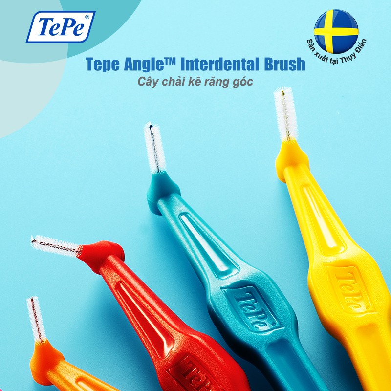 Bàn chải kẽ răng gập góc TEPE [dvcareshop]
