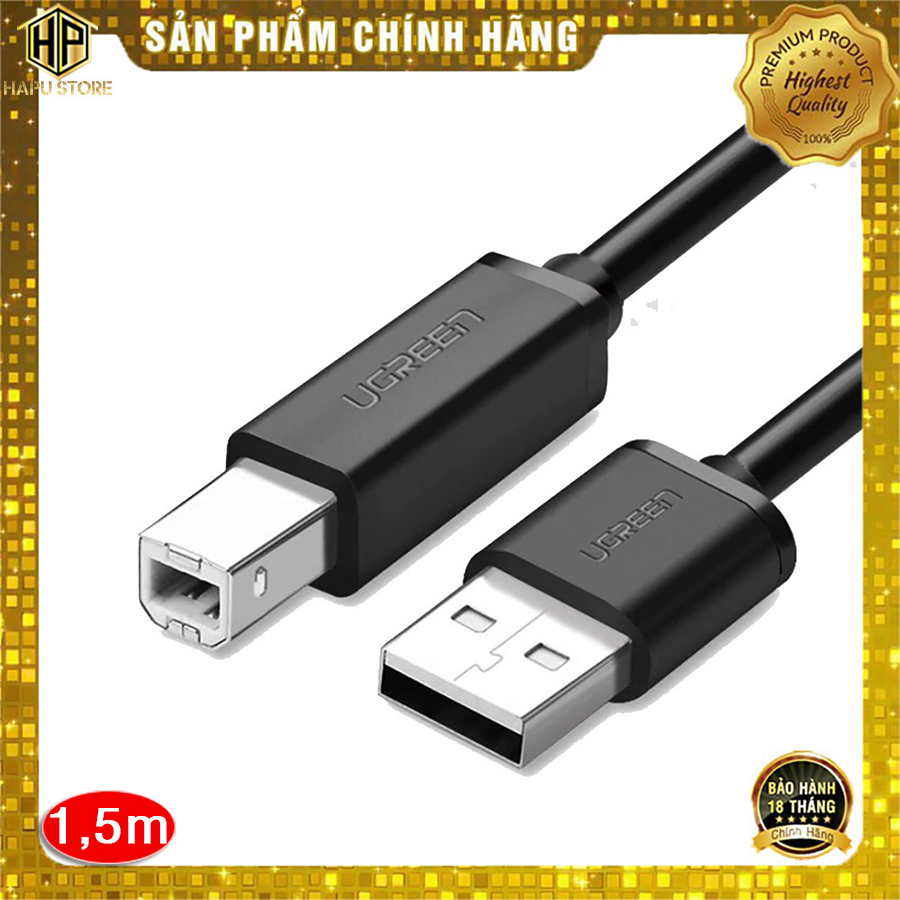 Cáp máy in Ugreen 10845 dài 1,5m chính hãng - Hapustore