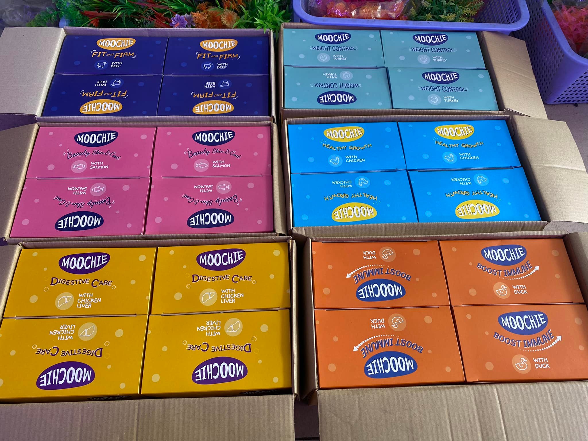Combo 12 gói pate MOOCHIE CHO CÚN MỌI LỨA TUỔI 85g