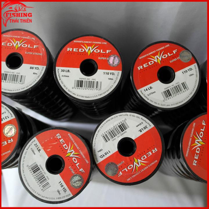Dây cước câu cá Mỹ Redwolf
