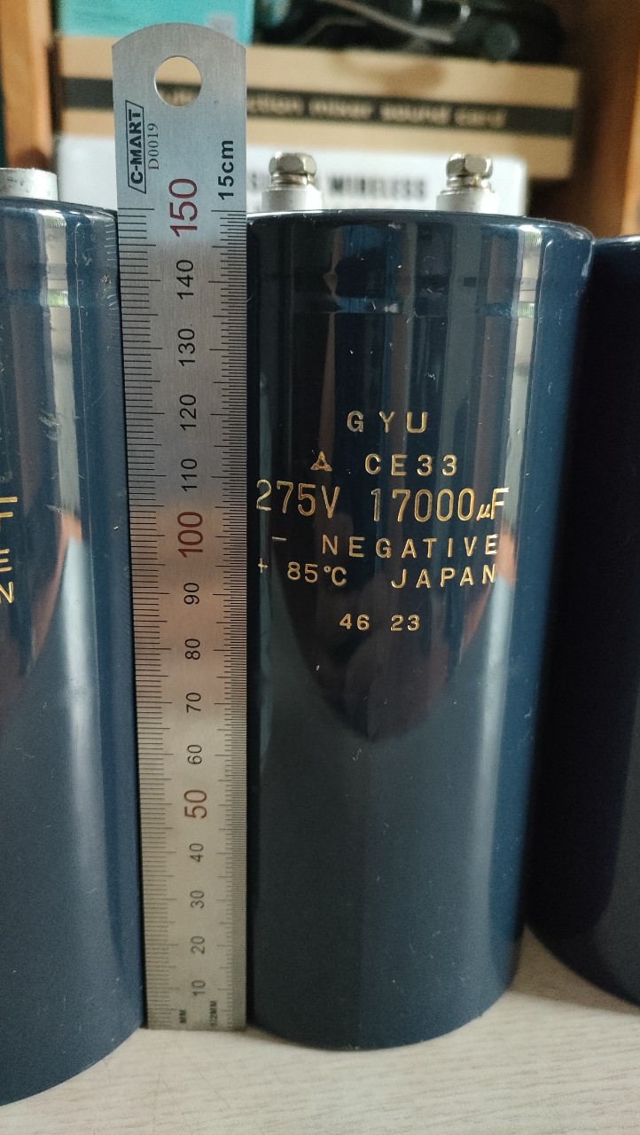 Tụ lọc nguồn 275V - 17.000uF Japan
