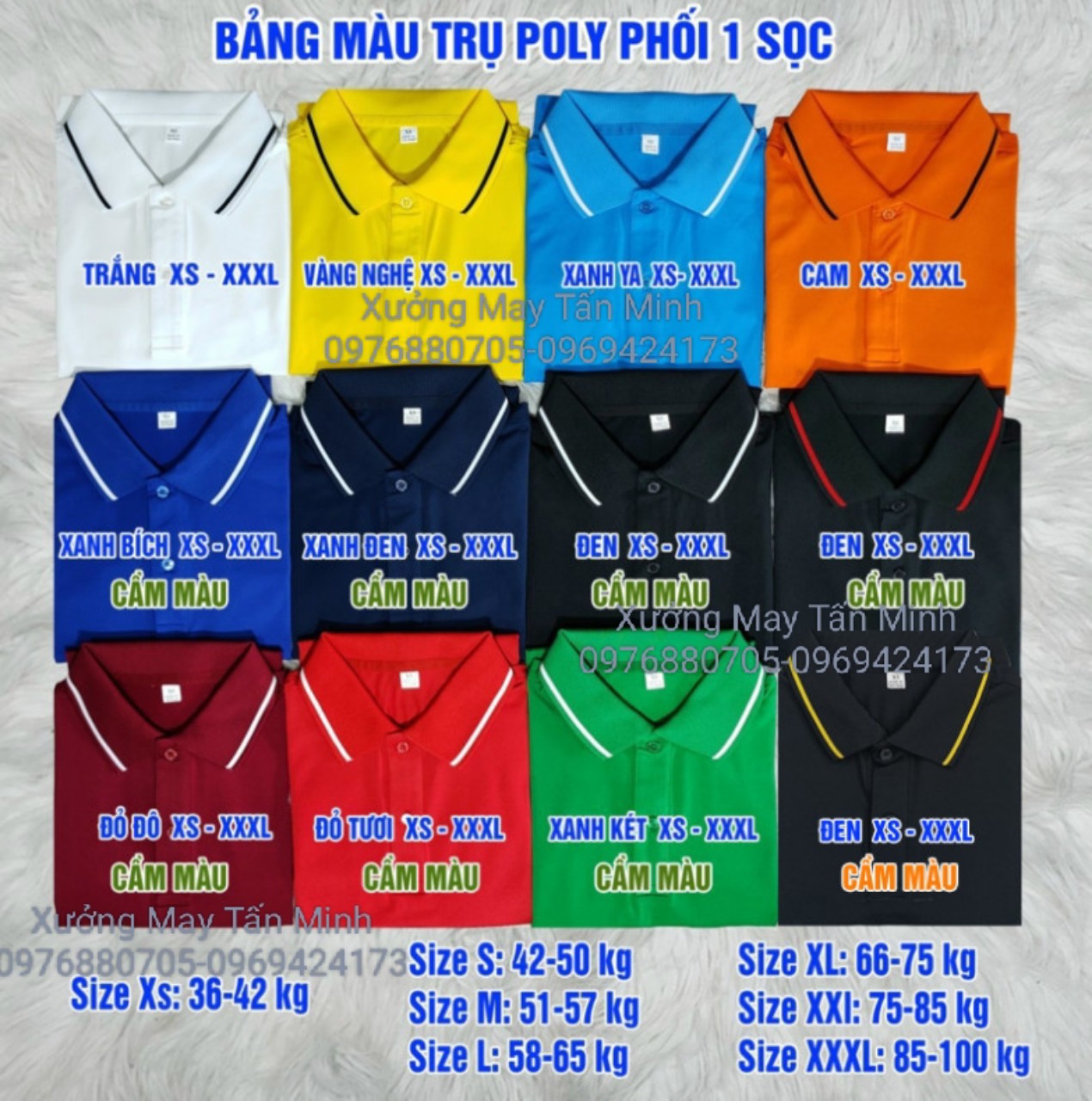 ÁO POLO CHẤT POLY PHỐI SỌC - ĐEN BT3