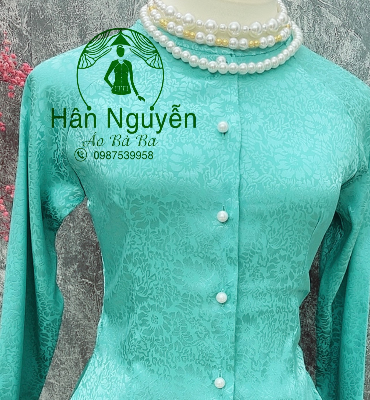 ÁO BÀ BA GẤM LỤA TT (ÁO LẼ )