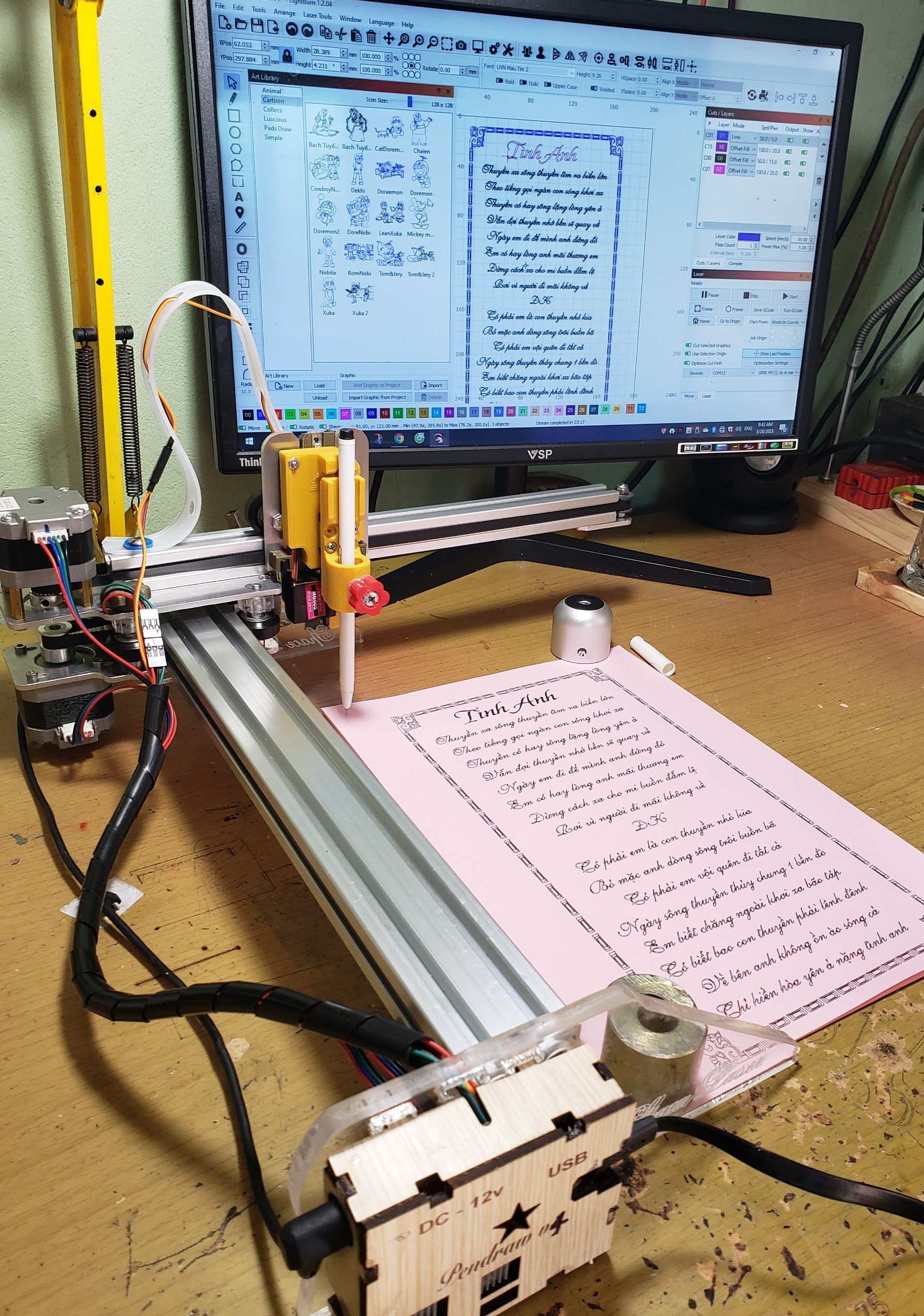 Máy vẽ CNC Pendraw v4