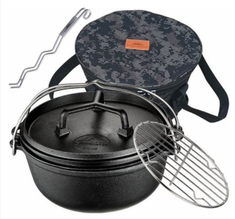 Nồi gang dã ngoại đa năng Campingmoon D0-28