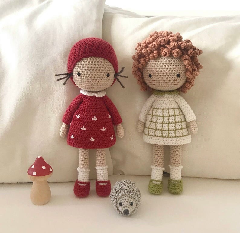 Búp bê len nhồi bông handmade
