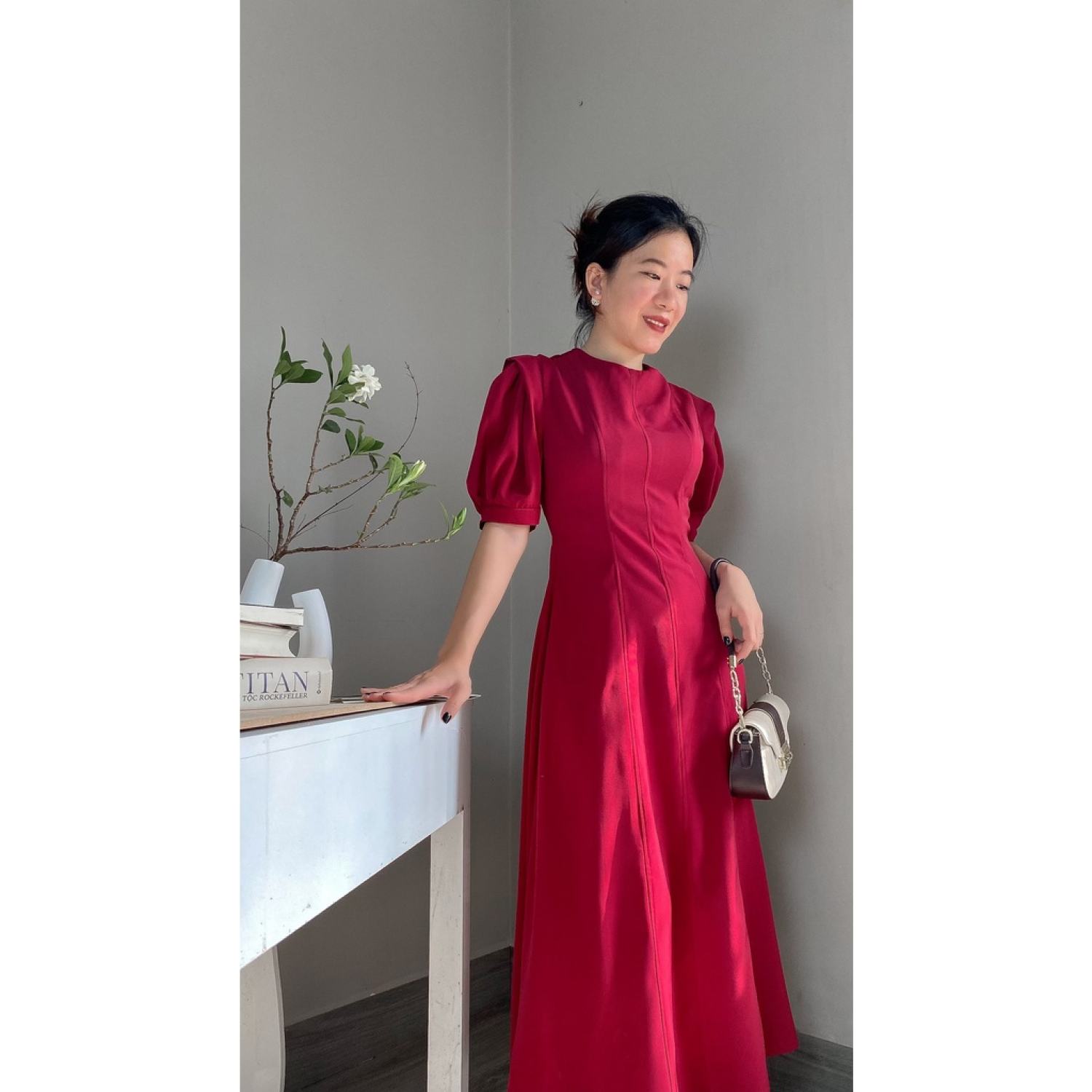 Đầm dáng dài 8 mảnh