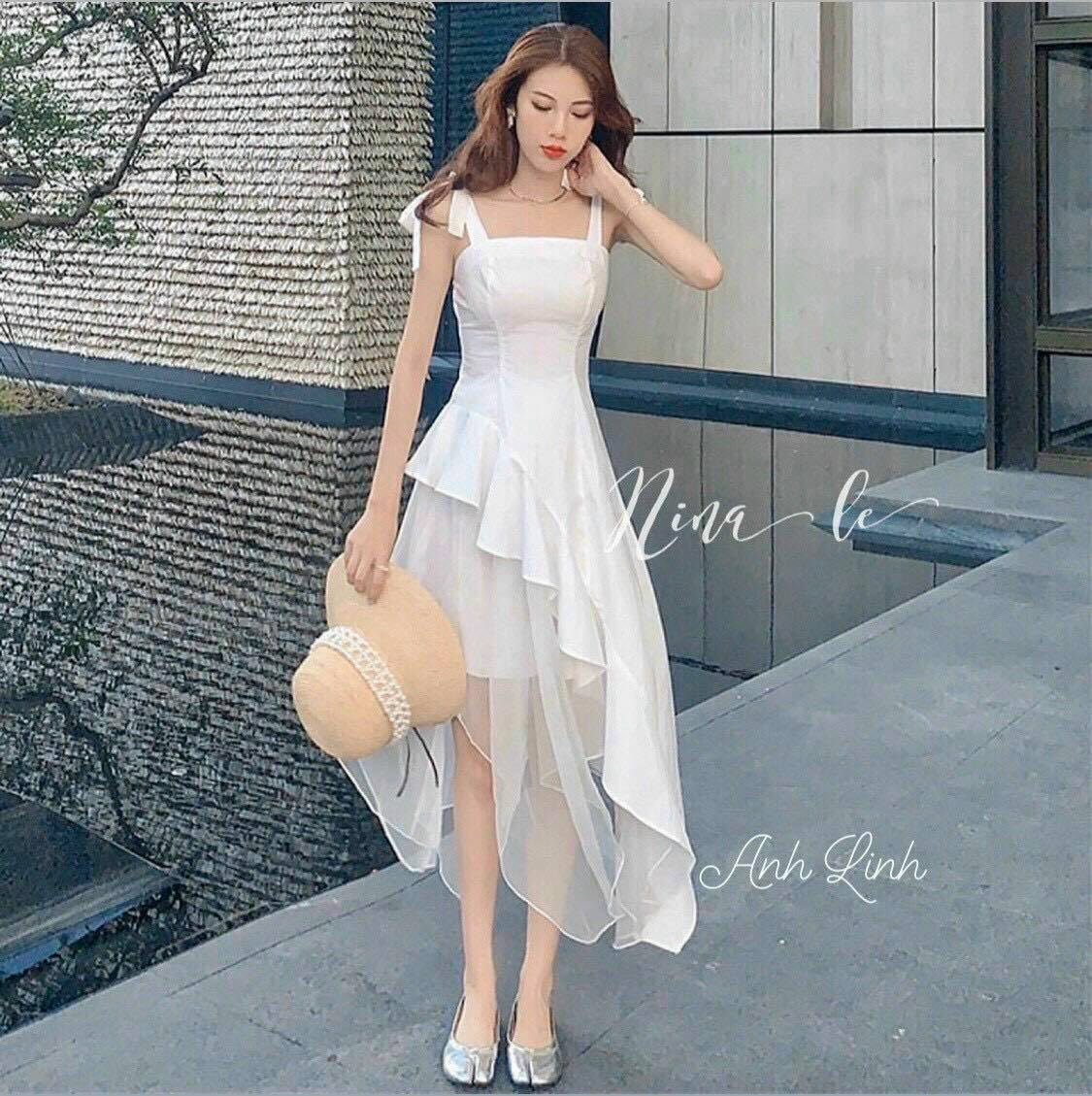 [HCM]HOT Đầm xòe 2S lụa phối voan kiếng 2 lớp cực sang chảnh ( Tặng kèm phụ kiện NB Jewerly )