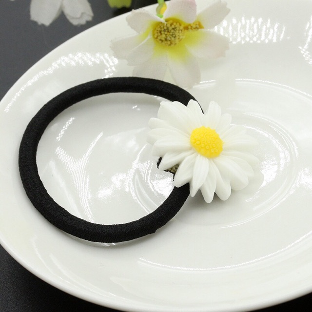 CỘT TÓC HOA CÚC TRẮNG [ SET 5 CÁI ]