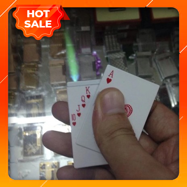 Hột Quẹt Bật Lửa khò hình lá bài- Nhiều họa tiết