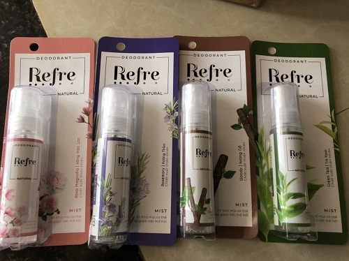 Xịt Khử Mùi Refre đủ mùi - MẪU MỚI