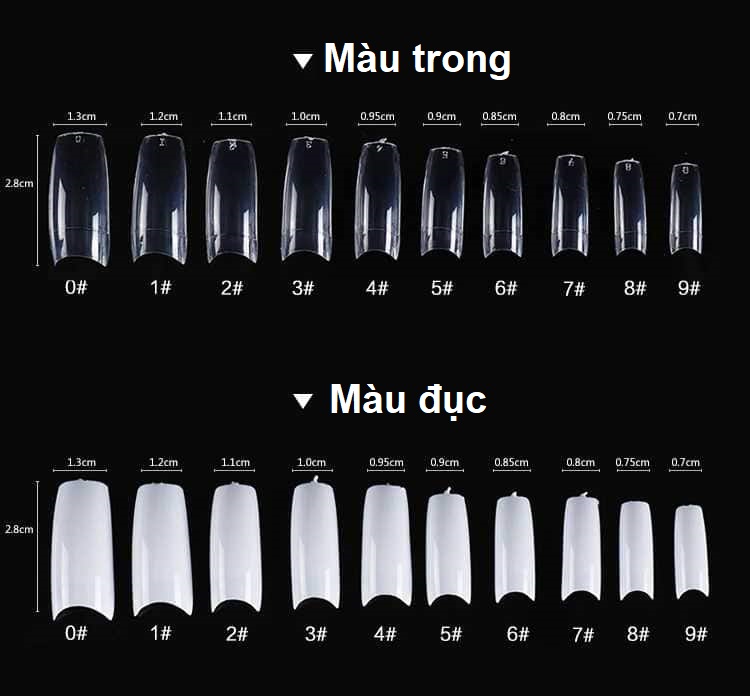 [HCM]Bịch móng nối - 500 móng