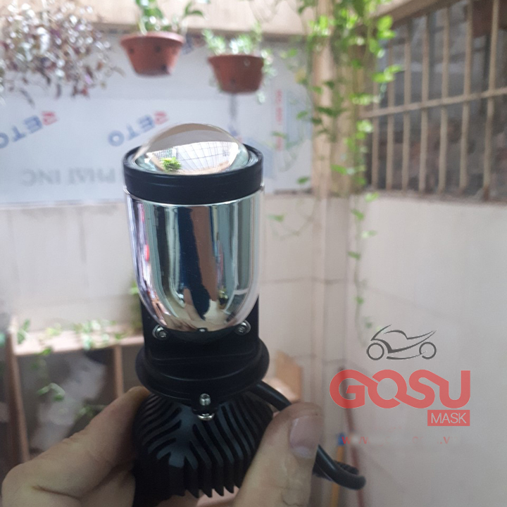 Đèn pha Led bi cầu mini H4 L6K - Đèn pha xe máy