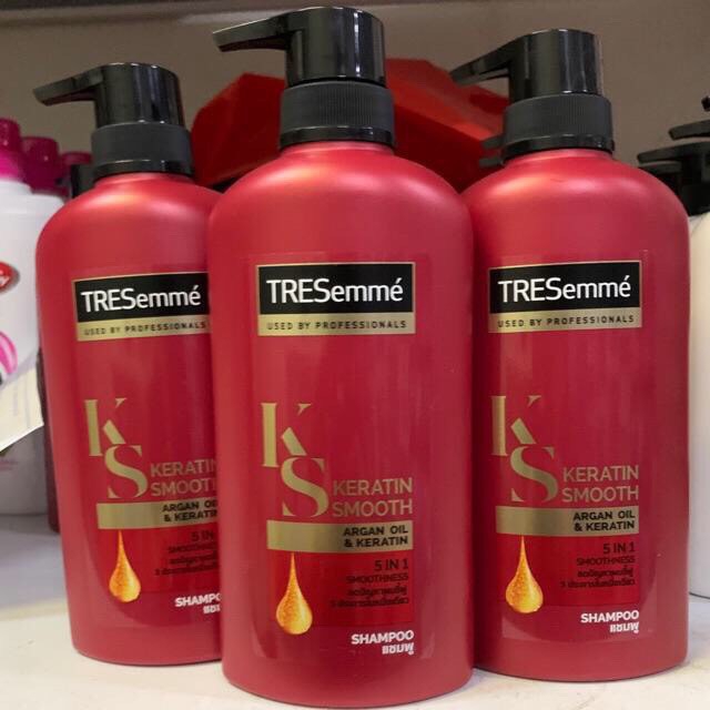 Combo Dầu gội+Xả Tresemme Keratin 5in1 Thái Lan