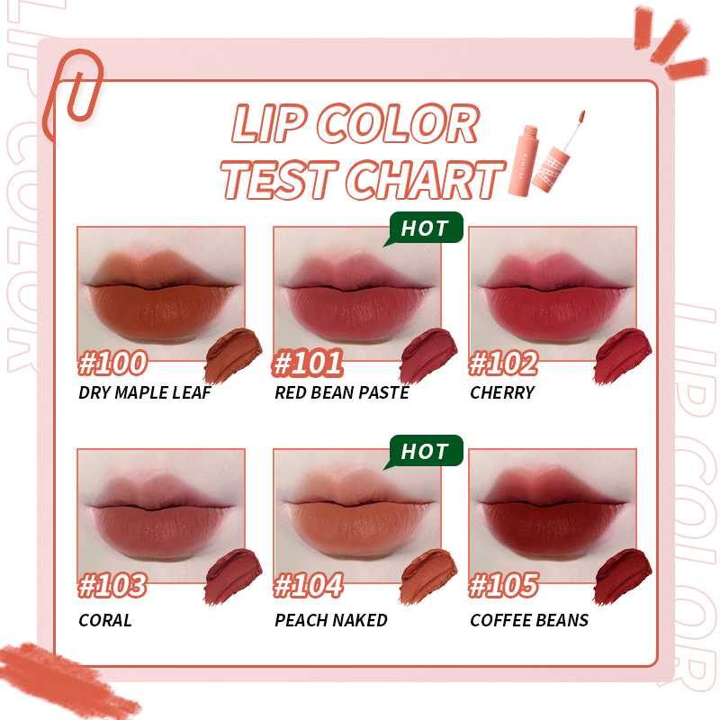 KIMUSE Matte Powder Lipstick Clay Lipcream