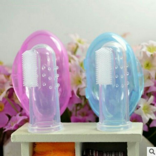 COMBO 02 RƠ LƯỠI SILICON CHO BÉ LOẠI CÓ HỘP ĐỰNG