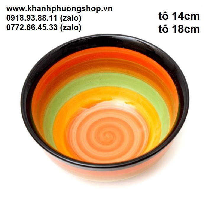 [HCM]tô sứ 7 màu - tô sứ 7 màu