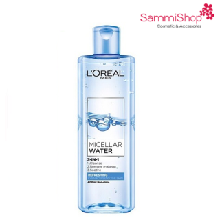 Loreal Micellar Water 3-in-1 Refreshing Even For Sensitive Skin thumbnail