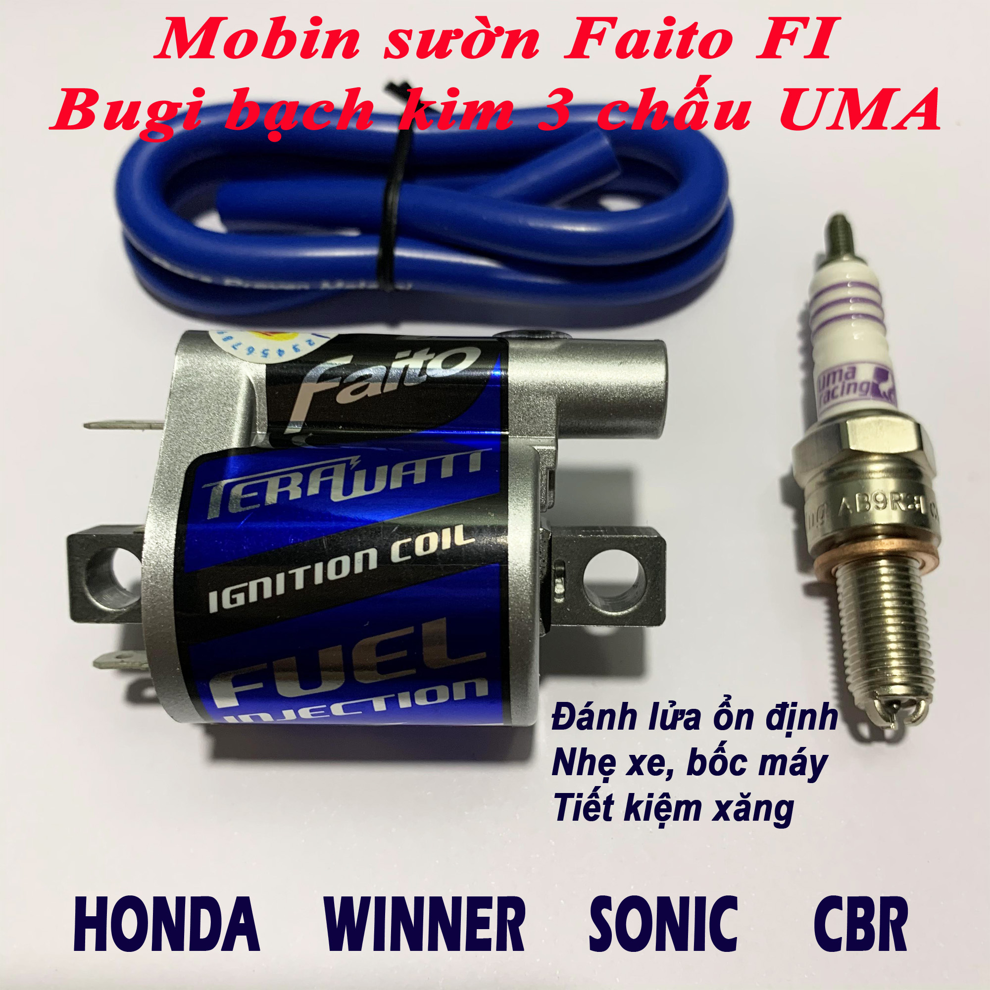 Combo Mobin Faito và Bugi Uma cho Winner Sonic CBR