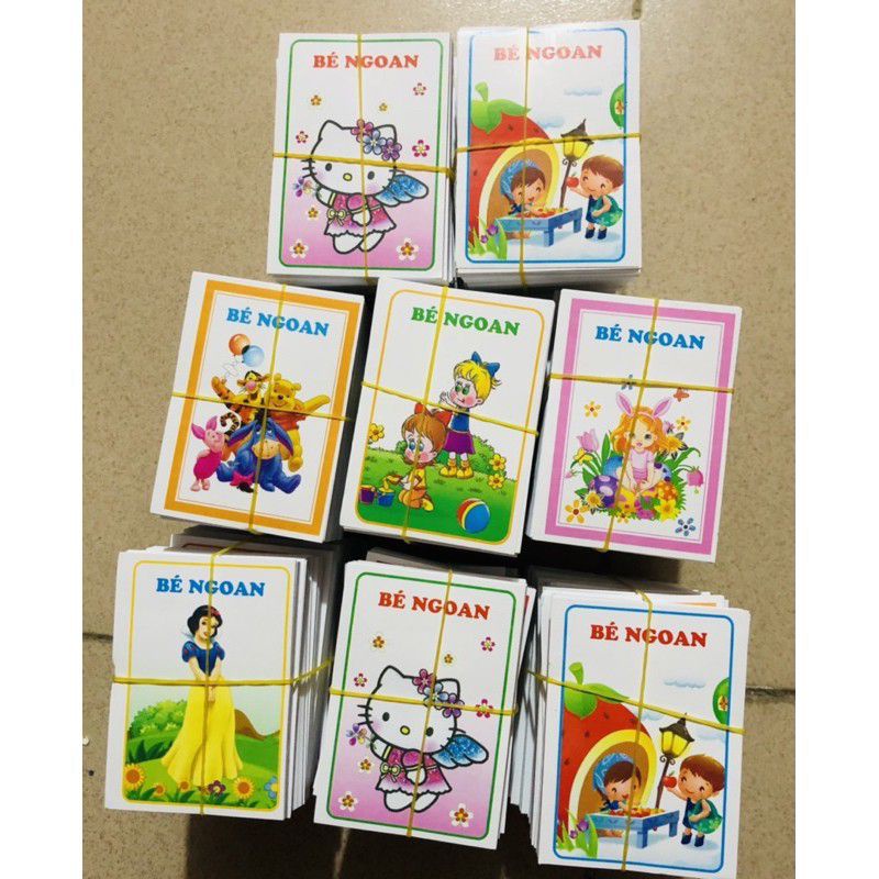 Phiếu Bé Ngoan Cho Bé ( 1 Cọc 500 Cái ) Đủ Hình