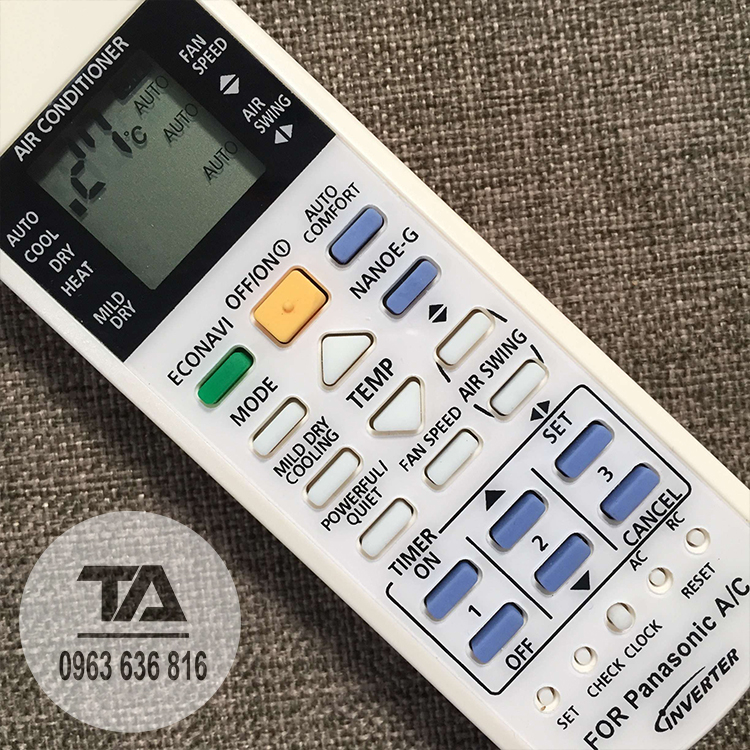 [FREESHIP] REMOTE MÁY LẠNH PANASONIC A75C3208 (ECONAVI) ✔ ĐIỀU KHIỂN ĐIỀU HÒA PANASONIC