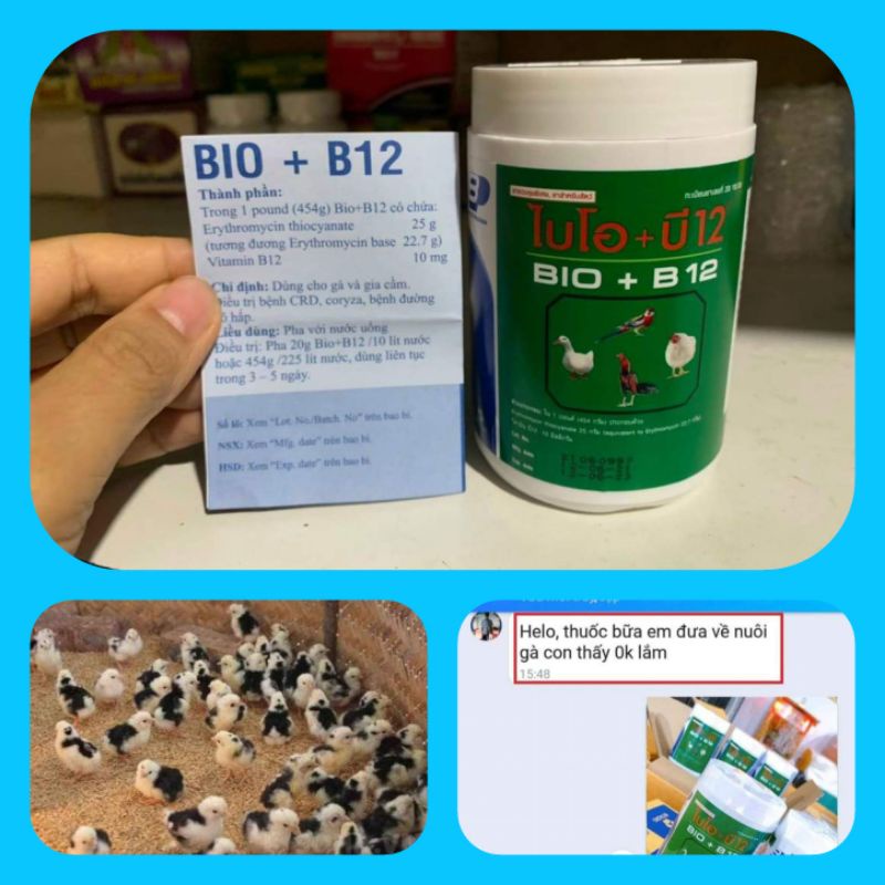 Bio+B12 Thái - (SẢN PHẨM ÚM GÀ CON THÁI LAN )