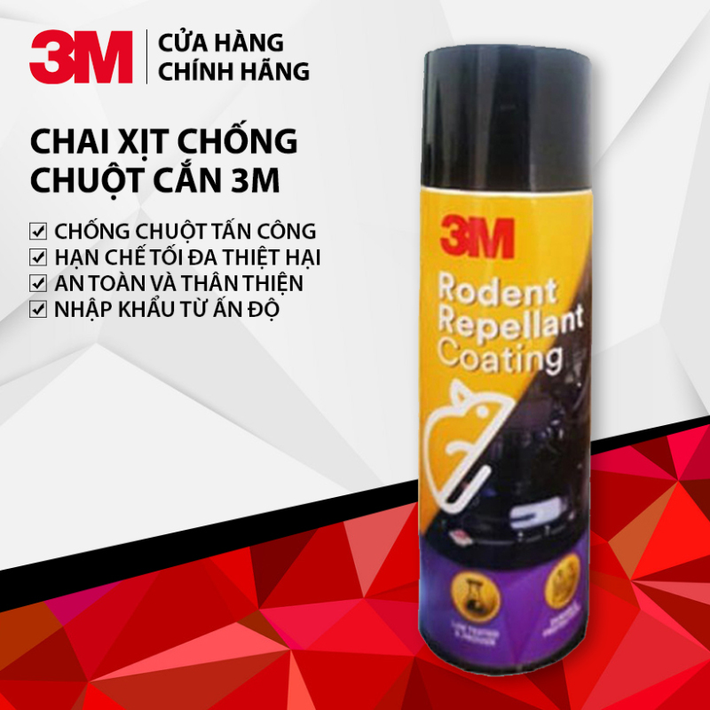 Chai Xịt Phủ Chống Chuột Cắn 3M Rodent Repellant Coating 89797 250g - Hàng Chính Hãng