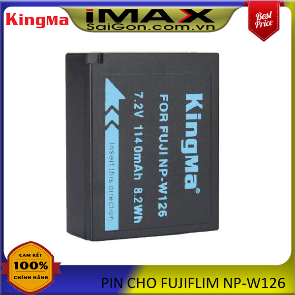 Pin kingma cho pin fujiflim np-w126