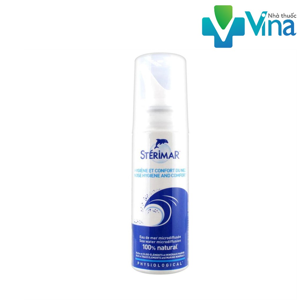 STERIMAR NOSE - Dung dịch nước muối biển vệ sinh khoang mũi hằng ngày