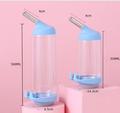 Bình nước gắn chuồng dành cho chó mèo 350ml