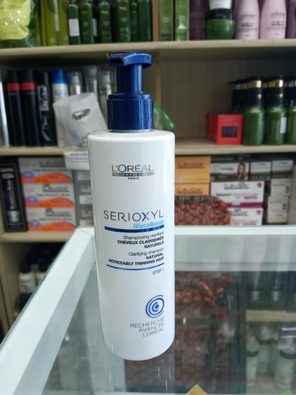 Dầu gội cải thiện chăm sóc tóc thưa mảnh rụng tự nhiên serioxyl 250ml của loreal