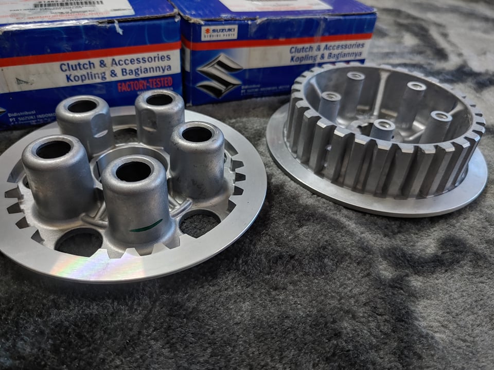 Cặp mặt nhôm nồi suzuki satria fi raider fi gsx 150 chính hãng indonesia acr dohc shop