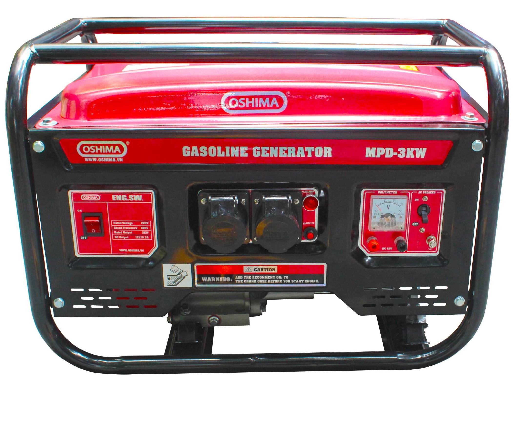 Máy Phát Điện Chạy Xăng OSHIMA MPD 3kw