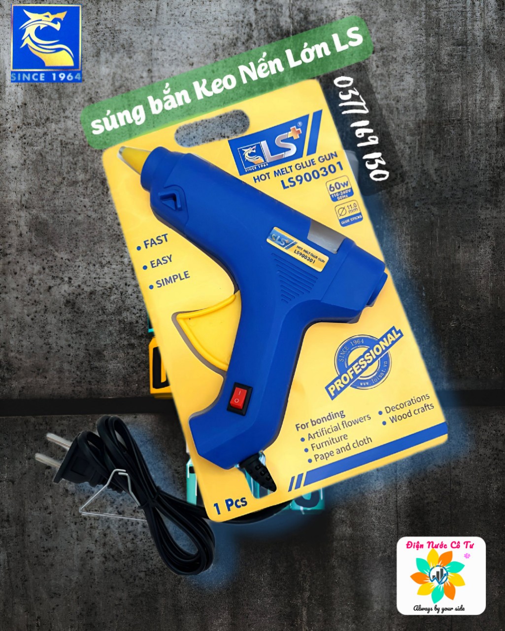 Súng bắn keo nến Nhỏ LS