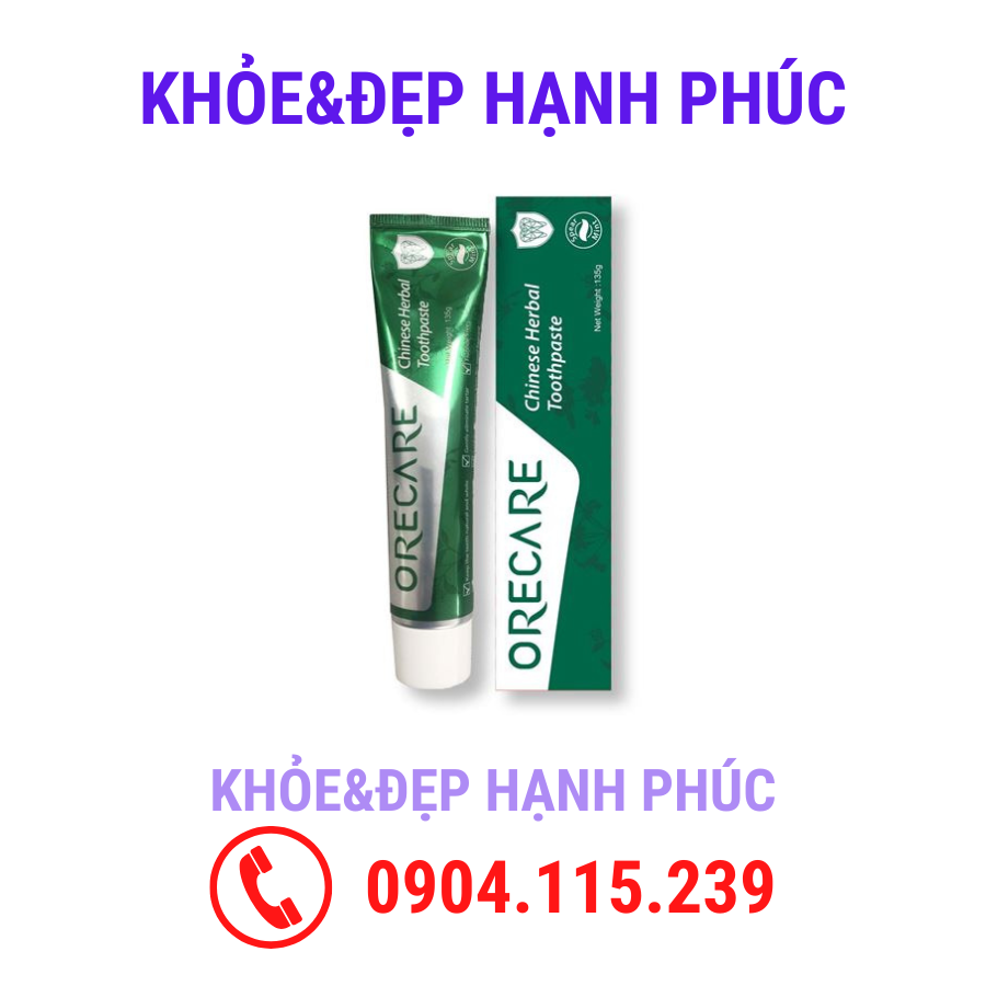 Kem đánh răng thảo dược Orecare Chinese Herbal Toothpaste Thiên Sư – 135 gr/tuýp
