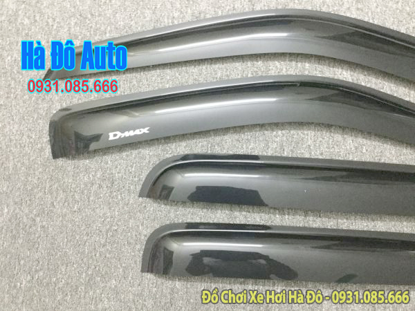 Vè Mưa Dmax 2006 2007 2008 2009 2010 2011 2012 ( Đen Thái ) - Viền Che Mưa Isuzu Dmax 2006/2012