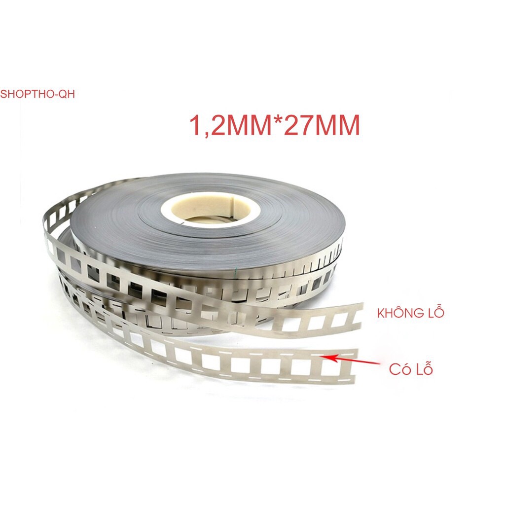[NPS] Kẽm hàn cell, kẽm vuông  cuộn 1m dày 0.15mm