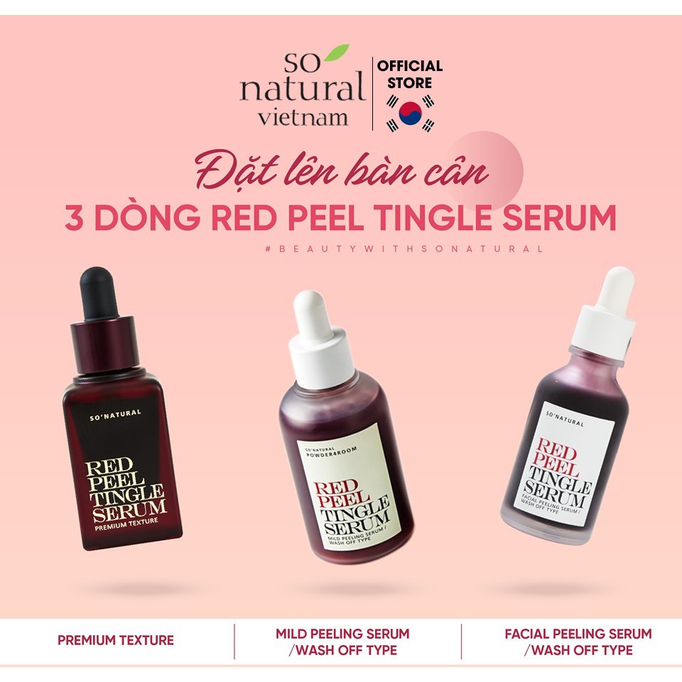 Thay da sinh học Red Peel Tingle Serum / 35ml & 20ml
