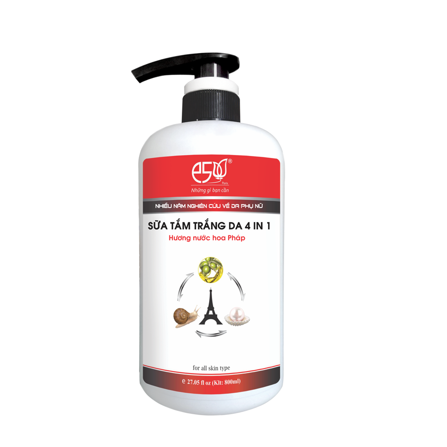 Sữa Tắm Trắng Da 4in1 E5