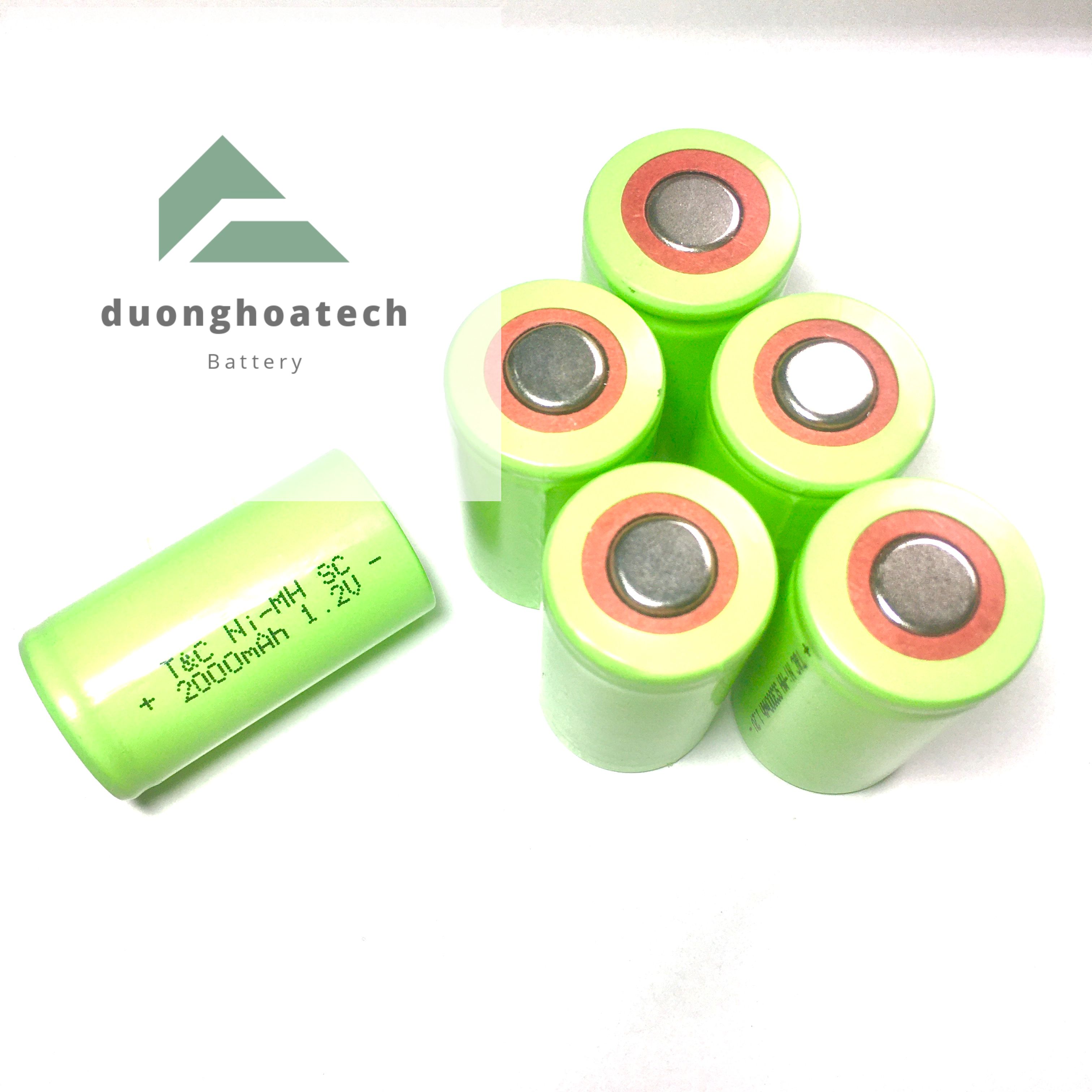 [HCM]Pin Sạc Dùng Cho Máy Khoan Ni-MH SC 1.2V 2000mAh
