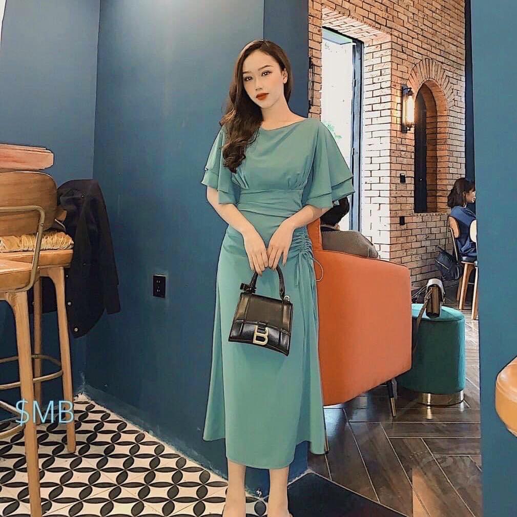 [HCM]Maxi trắng rút dây 3 màu (kèm hình thật)