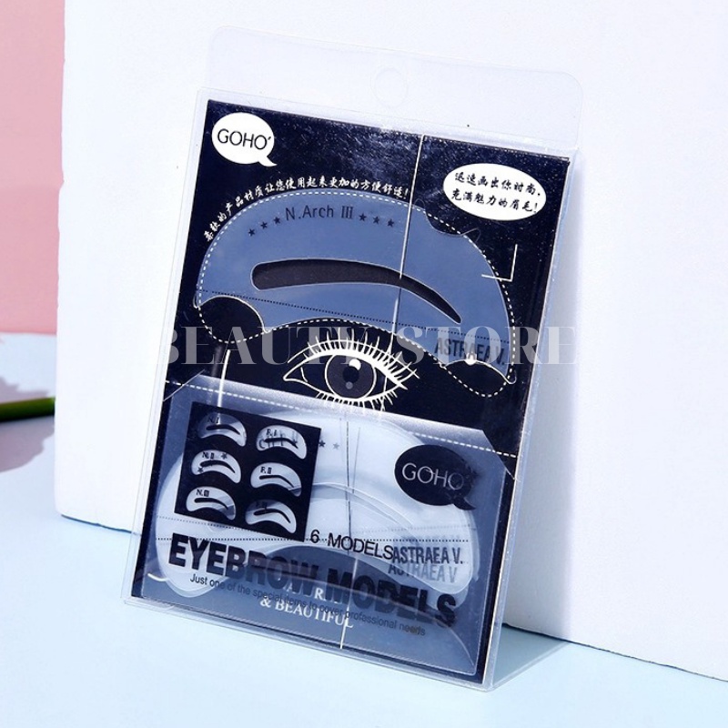 [FREESHIP💋] Set 6 Khuôn Kẻ Chân Mày Cao Cấp