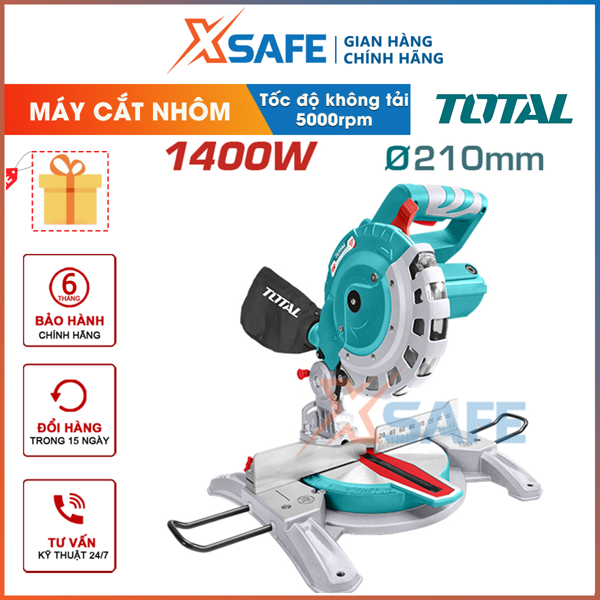 1400W total ts42142107 aluminium cutting machine-authentic-xsafe