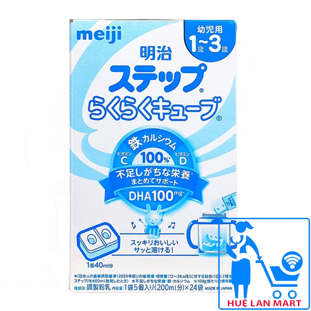 Sữa Bột Meiji Thanh Nội Địa 1-3 Hộp 672g (Cho trẻ 1-3 tuổi)