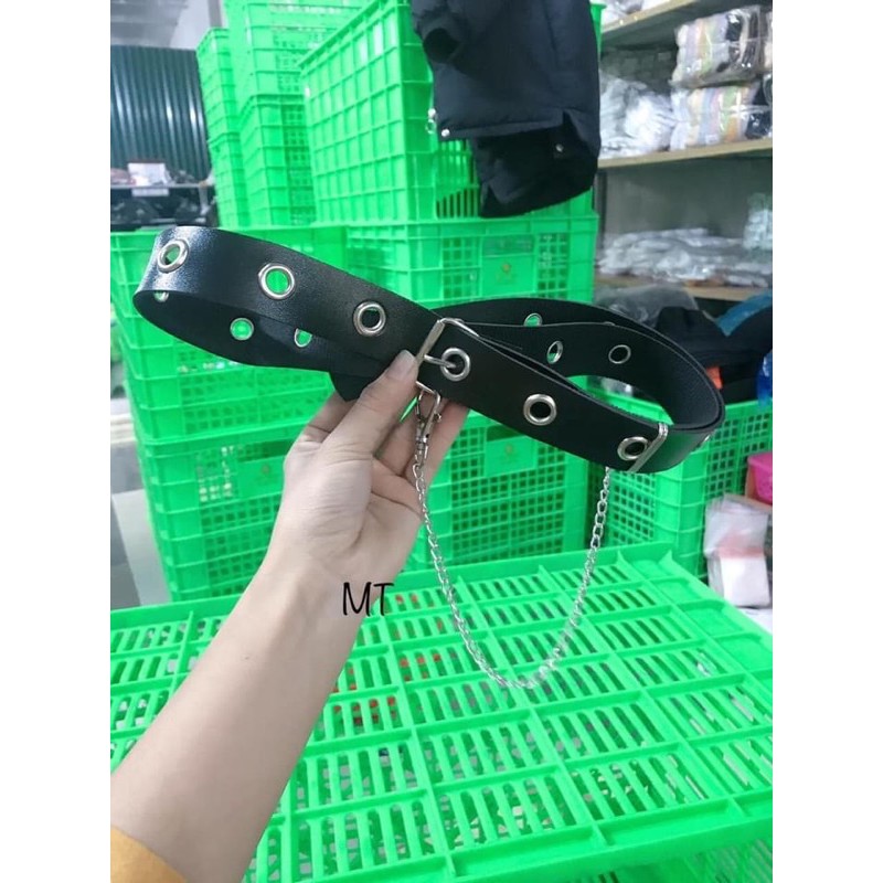 [RẺ VÔ ĐỊCH] Thắt lưng dập lỗ dây xích HOT BT