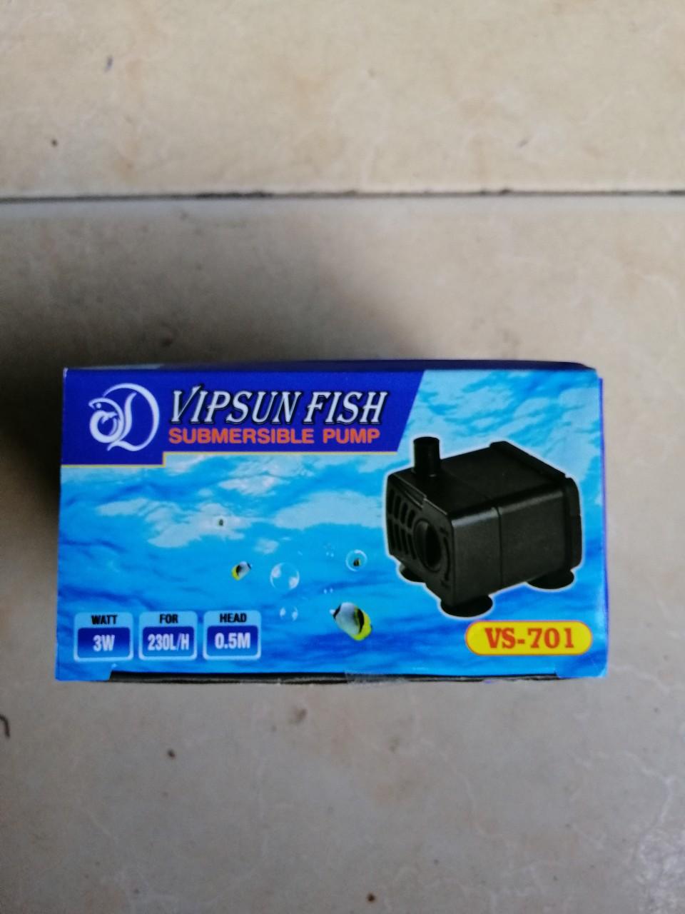 [HCM]Máy Bơm Mini VS701 ( 3W) sử dụng cho Hồ Cá-Bể Cá