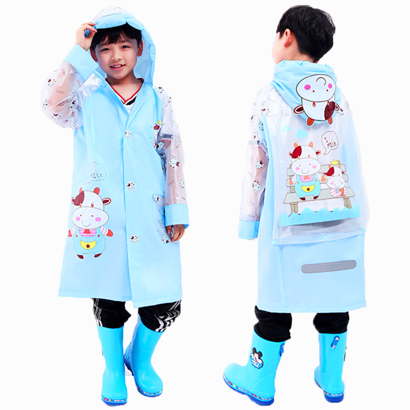 Áo mưa trẻ em áo mưa cho bé cao cấp hình thú đáng yêu cho bé 4-10 tuổi BBShine – AM005