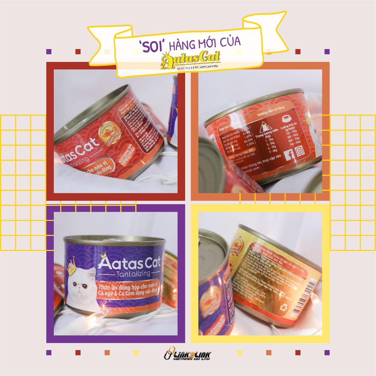 Pate Aatas cat cho mèo mọi lứa tuổi
