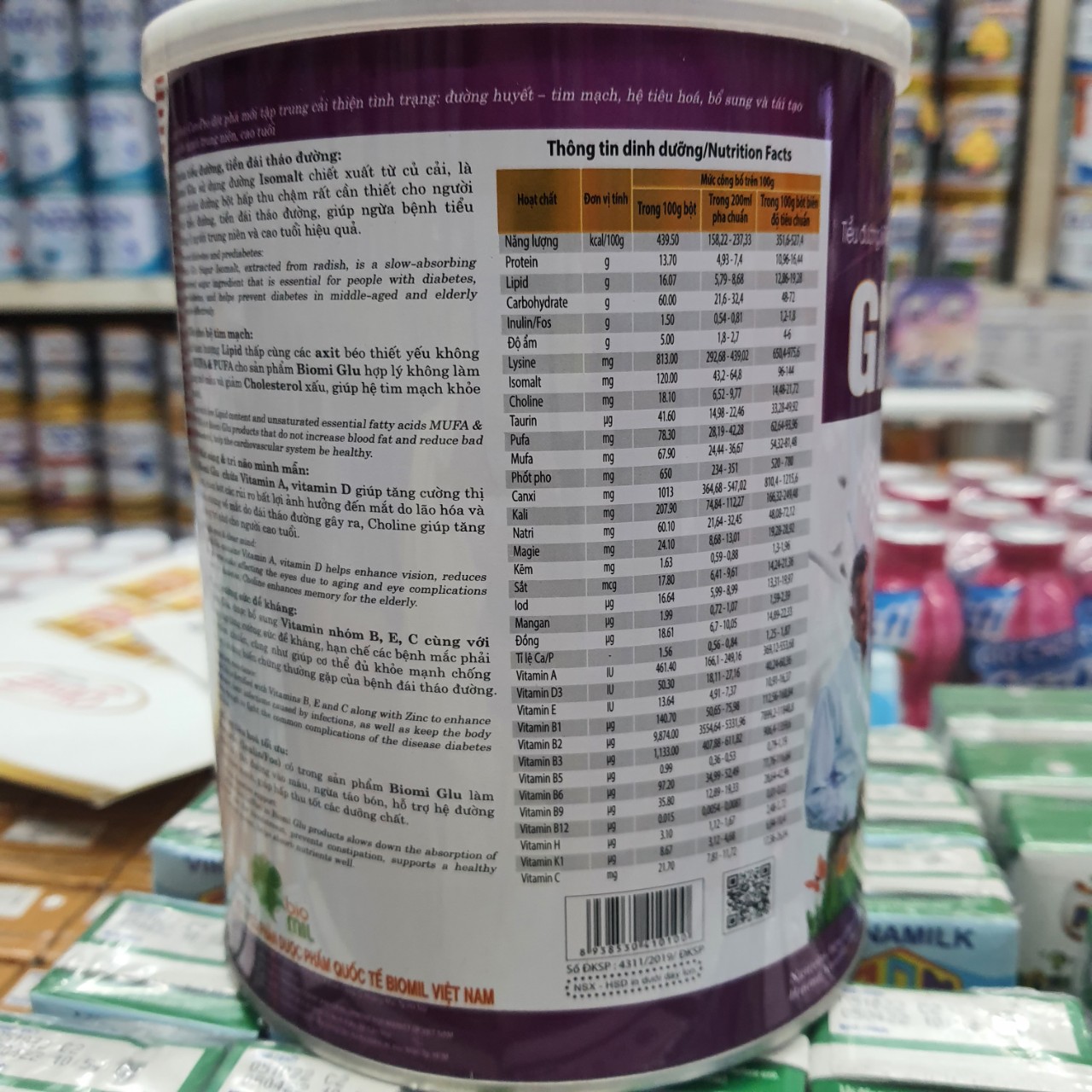 Sữa bột Biomi Gold Pedia Plus lon 900gr